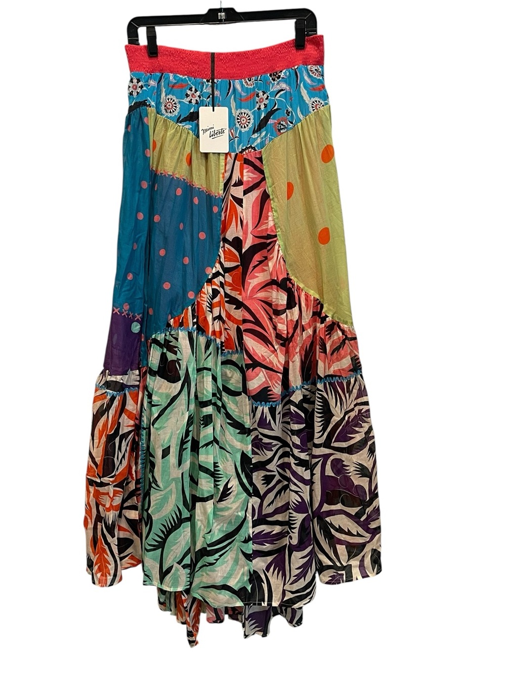 Mimi Liberte by Michel Klein Mimi Liberté multicolored "Deia" long skirt 42 NWT